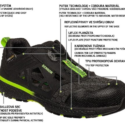 BENNON PREDATOR S1P ESD Sandal