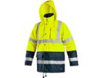 Zateplená reflexná bunda OXFORD Hi-Vis, žltá