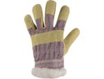 Zateplené pracovné rukavice ZORO WINTER kombinované