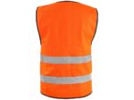 Reflexná vesta GUSTAV Hi-Vis, oranžová – Obrázok 2