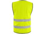 Reflexná vesta GUSTAV Hi-Vis, žltá – Obrázok 2