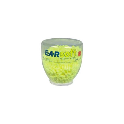 Zásobník upchávok EAR SOFT (plastová nádoba) - 500 párov štuplov do uší