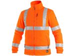Reflexná fleecová bunda PRESTON Hi-Vis, oranžová