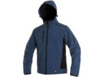 Softshellová bunda DURHAM unisex, modro-čierne