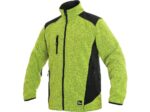 Pletená bunda GARLAND unisex, zeleno-čierna