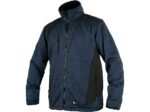 Pletená bunda GARLAND unisex, modro-čierna