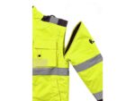 Zateplená reflexná bunda LUTON Hi-Vis 2v1, žltá – Obrázok 3
