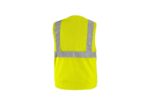 Reflexná vesta DORSET Hi-Vis, žltá – Obrázok 2