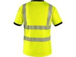 Reflexné tričko CXS RIPON Hi-Vis, žlté – Obrázok 2