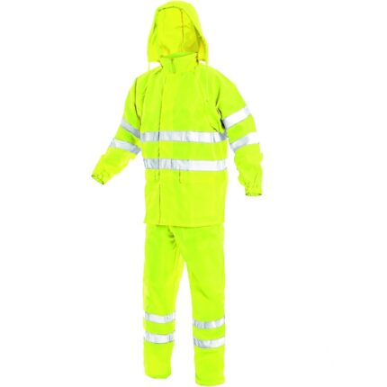 Reflexný oblek do dažda YORK Hi-Vis, žltý