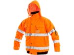 Zateplená reflexná bunda LEEDS Hi-Vis 2v1, oranžová