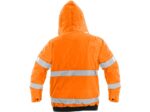 Zateplená reflexná bunda LEEDS Hi-Vis 2v1, oranžová – Obrázok 2