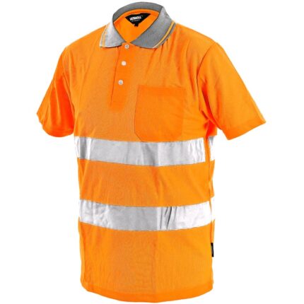 Reflexná polokošeľa DOVER Hi-Vis, oranžová