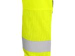 Reflexné nohavice CXS HALIFAX Hi-Vis s náprsenkou, žlté – Obrázok 4
