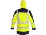Zateplená reflexná bunda LONDON Hi-Vis 5v1, žlto-modrá – Obrázok 2