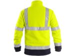 Reflexná fleecová bunda PRESTON Hi-Vis, žlto-modrá – Obrázok 2