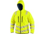Reflexná obojstranná bunda CXS CHESTER Hi-Vis, žlto-modrá