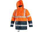 Zateplená reflexná bunda OXFORD Hi-Vis, oranžová