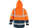 Zateplená reflexná bunda OXFORD Hi-Vis, oranžová – Obrázok 2