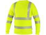 Reflexné tričko CXS OLDHAM Hi-Vis s dlhým rukávom, žlté